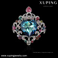 00039-xuping fahion grandes jóias cristais de Swarovski, broche de coroa